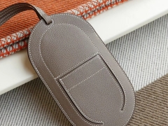 HERMES 大象灰 山羊皮 手机挂件 配原版包装 18*10cm