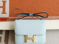 爱马仕 3P马卡龙 金扣 Constance19CM 空姐包 原厂Epsom皮 纯手工手缝工艺制作