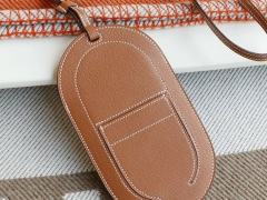 HERMES 金棕色 山羊皮 手机挂件 配原版包装 18*10cm