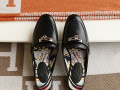 爱马仕 穆勒鞋 纯手缝蜡线H家swift牛皮凯莉凯利女士拖鞋休闲凉拖35-41码