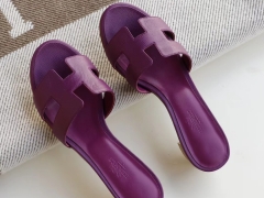 夏季旅游必备凉拖 H中跟4.5cm 女拖鞋凉拖鞋 Epsom 海葵紫 34-42码