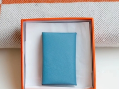 手工制作 H家 小卡包 Epsom皮 可装20多张小卡片 小零钱硬币