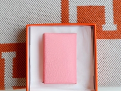 手工制作 H家 小卡包 Epsom皮 可装20多张小卡片 小零钱硬币