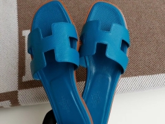 夏季旅游必备凉拖 H平底女拖鞋凉拖鞋 Epsom  希腊蓝 34-42码