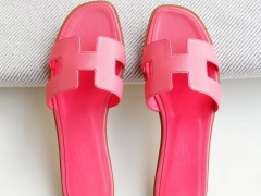 夏季旅游必备凉拖 H平底女拖鞋凉拖鞋 Epsom 唇膏粉 34-42码