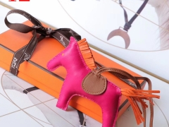 H家新版小马鬃毛系列 中号小号颜色齐全全手缝 玫红