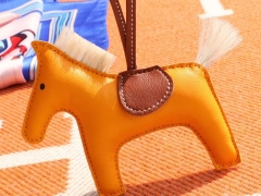 H家新版小马鬃毛系列 中号小号颜色齐全全手缝 经典橙色