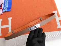 客定、H家kelly腰带 epsom 大象灰本色线 银扣（可调节款）