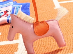 H家新版小马鬃毛系列 中号小号颜色齐全全手缝 奶昔粉