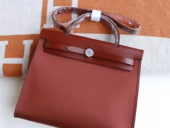 HERMES 夏季必备百搭款 Herbag 31cm 帆布系列 特别轻便 休闲款式