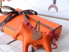 H家新版小马鬃毛系列 中号小号颜色齐全全手缝 经典橙色