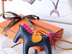 H家新版小马鬃毛系列 中号小号颜色齐全全手缝 风暴蓝