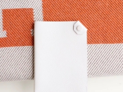 纯手工蜡线Dogon H家小护照夹 护照包 Epsom 白色