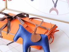 H家新版小马鬃毛系列 中号小号颜色齐全全手缝 电光蓝