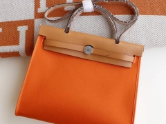 HERMES 夏季必备百搭款 Herbag 31cm 帆布系列 特别轻便 休闲款式