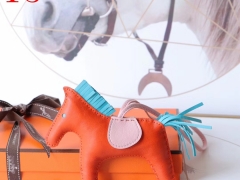 H家新版小马鬃毛系列 中号小号颜色齐全全手缝 经典橙色