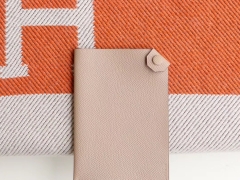 纯手工蜡线Dogon H家小护照夹 护照包 Epsom 风衣灰