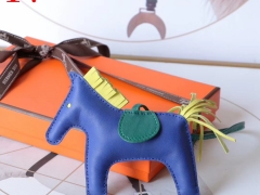 H家新版小马鬃毛系列 中号小号颜色齐全全手缝 电光蓝