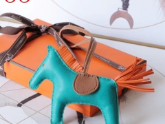 H家新版小马鬃毛系列 中号小号颜色齐全全手缝 湖水绿