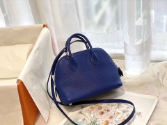 17 Mini Bolide 山羊皮 电光蓝 银扣 手缝蜡线 正品开版