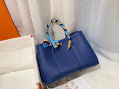 Garden party 30花园包  tc皮 明蓝 手缝蜡线 ZP开版 入柜无压力！秒发现货不用等[调皮]