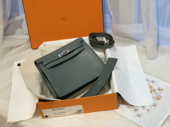 Danse 升级版 银扣 Evercolor 皮 63杏绿 很高级又特别的颜色 灰中带绿 刚柔并济