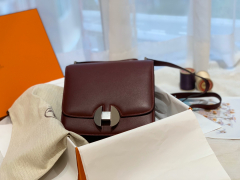 HERMES 走秀新款 2002-20cm swift 57 波尔多酒红 ZP开版 康康升级版 “爱马仕脸” 