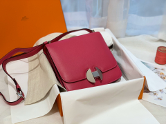 HERMES 走秀新款 2002-20cmevercolor 皮 i6 极致粉 ZP开版 康康升级版 “爱马仕脸” 